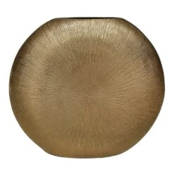 Bloemenvaas Brass Antique - 24 X 6 X 26 Cm
