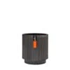 Capi Europe Vaas Cilinder Groove 19x21 Zwart
