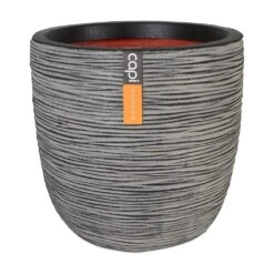 Capi Nature Rib NL Pot Bol Antraciet - 43x41cm