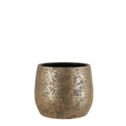 Clemente Pot Rond Goud - H25,5xd32cm