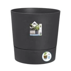 Elho Bloempot Greensense Aqua Care Rond 43cm Grijs