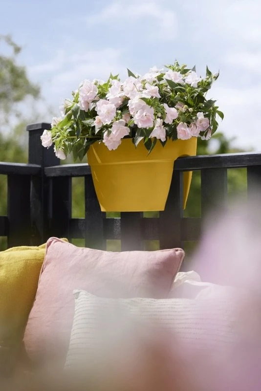 Elho Plantenbak Vibia Campana Flower Bridge 40cm Geel - Afbeelding 5