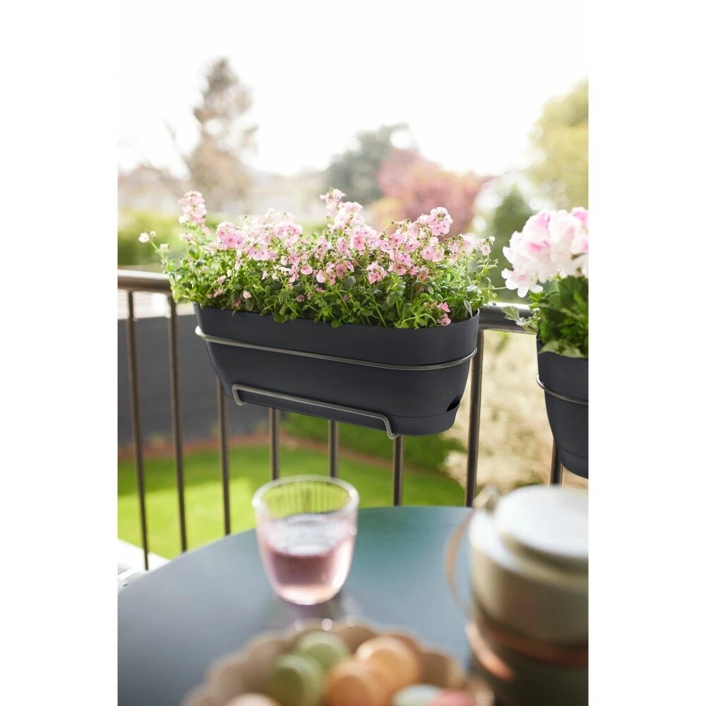 Elho Vibia Campana Balkonbak Allin1 50 Cm Zwart - Afbeelding 6