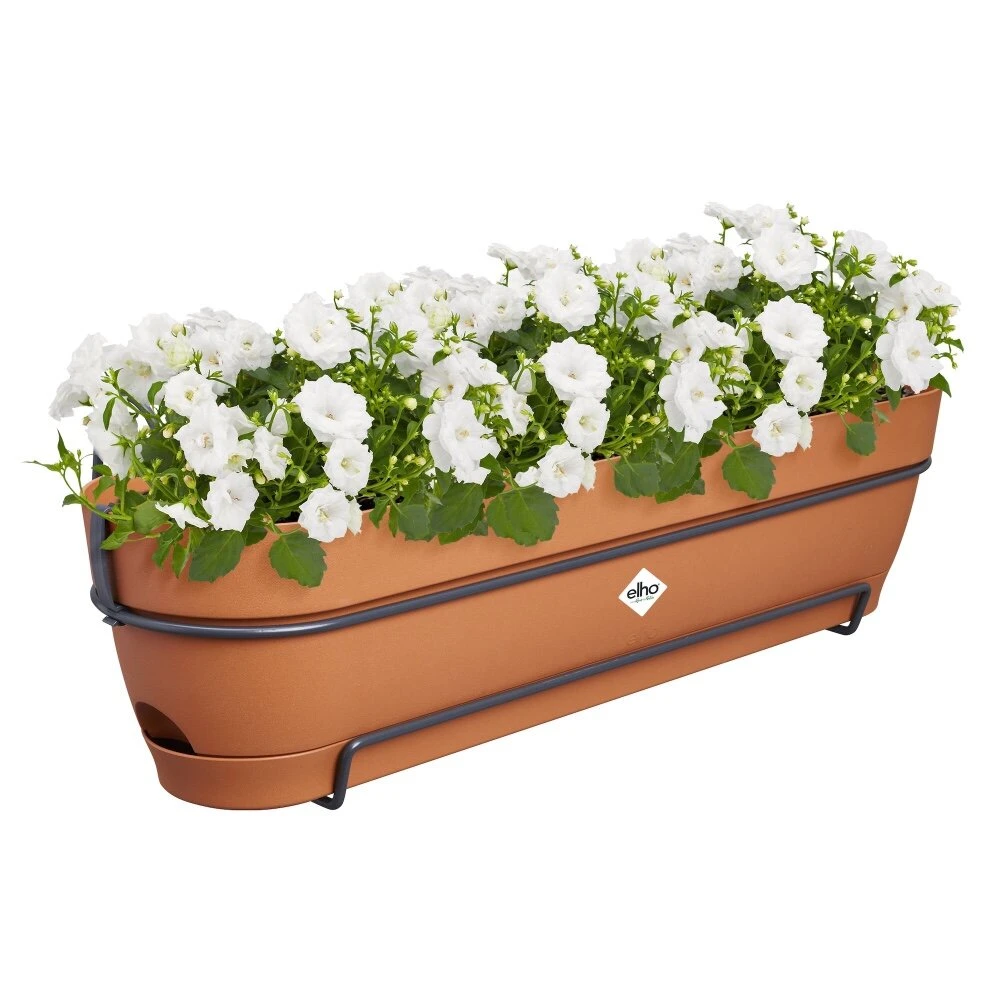 Elho Vibia Campana Balkonbak Allin1 70 Cm Bruin - Afbeelding 2