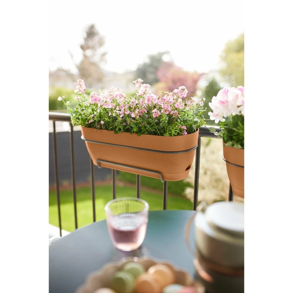 Elho Vibia Campana Balkonbak Allin1 70 Cm Bruin - Afbeelding 7