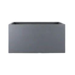 Fibre Clay Bak Rechthoek 80x37x37 - Donkergrijs