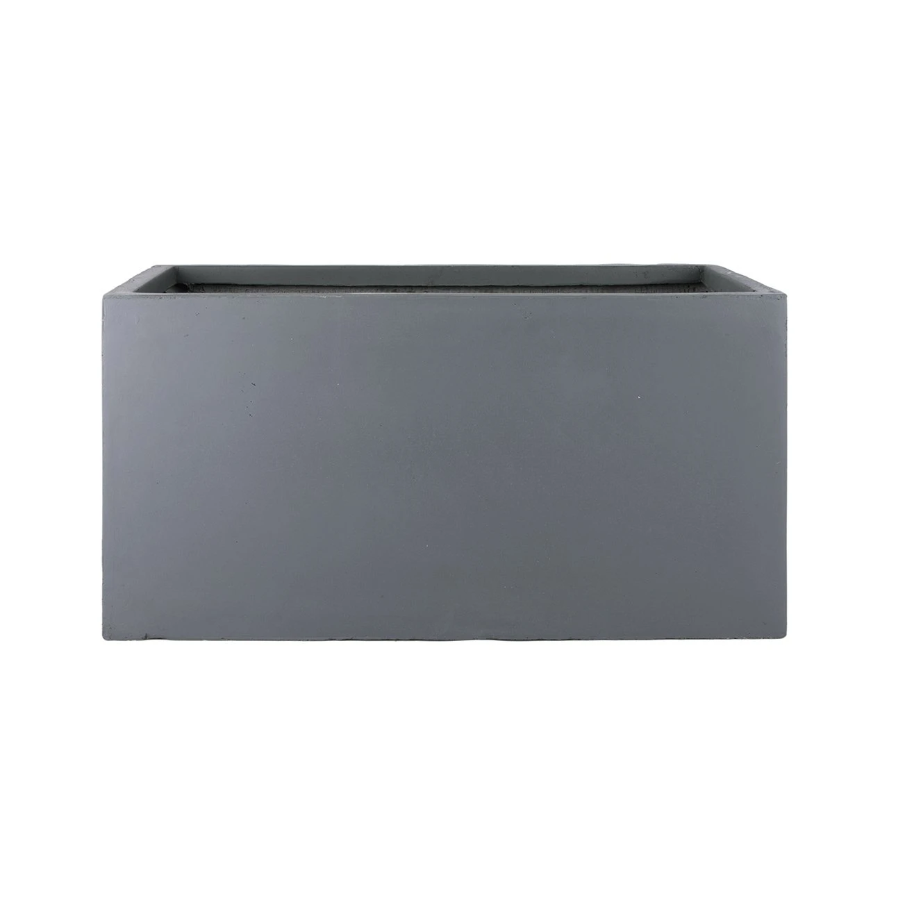 Fibre Clay Bak Rechthoek 80x37x37 - Donkergrijs