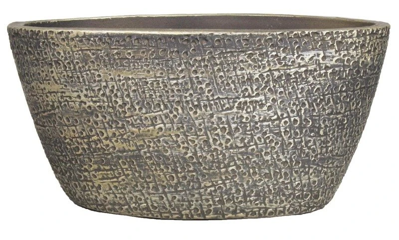 Floran Ovaal Lars 30x15x14cm Bruin