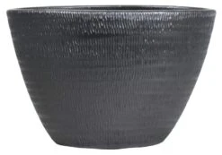 Floran Ovaal Lena 41x19x28cm Zwart Mat