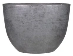 Floran Ovaal Mira 50x20x36cm Industrieel Zwart