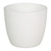 Floran Pot Boule D25 H22.5cm Wit Mat Es/21