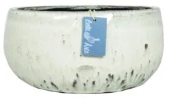 Floran Schaal Jemen D28 H13.5cm Wit 3xes/12