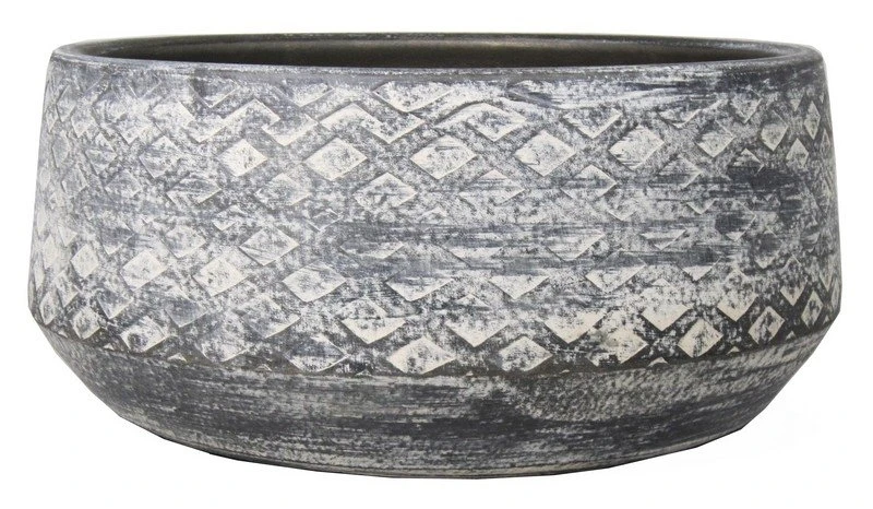 Floran Schaal Noor D22.5/24 H12cm Cement