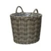 Mand Wicker Camille Grijs - Ø 28 X H 21 Cm