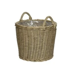 Mand Wicker Camille Natural - Ø 34 X H 24 Cm
