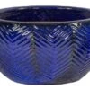 Portly Bowl Fishbone Falling Blue - Ø 40 X H 21,5