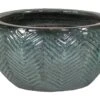Portly Bowl Fishbone Moss Green - Ø 40 X H 21,5 Cm