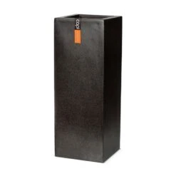 Pot Rechthoek Zwart - 35 X 35 X 78 Cm