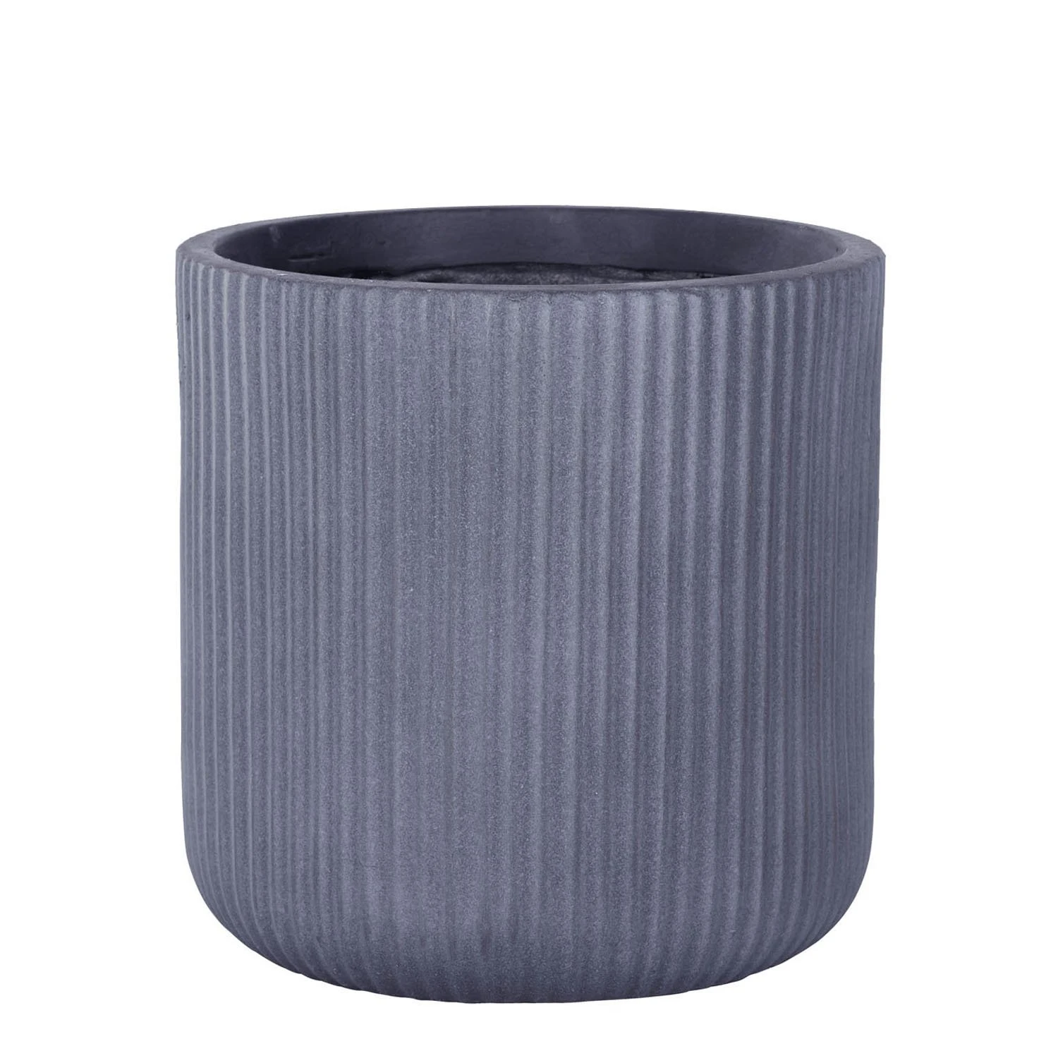 Pot Stripes Grey - D 30 X H 30 Cm