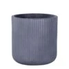 Pot Stripes Grey - D 36 X H 36 Cm