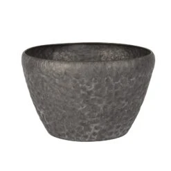 Schaal Metaal Antique Grey - Ø 28,5 X H 17 Cm