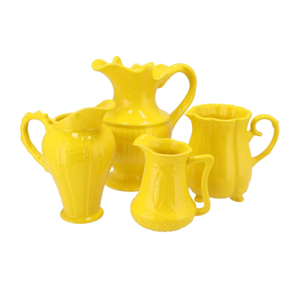 Vaas Can You Feel It Geel 17x10x20cm - Afbeelding 3