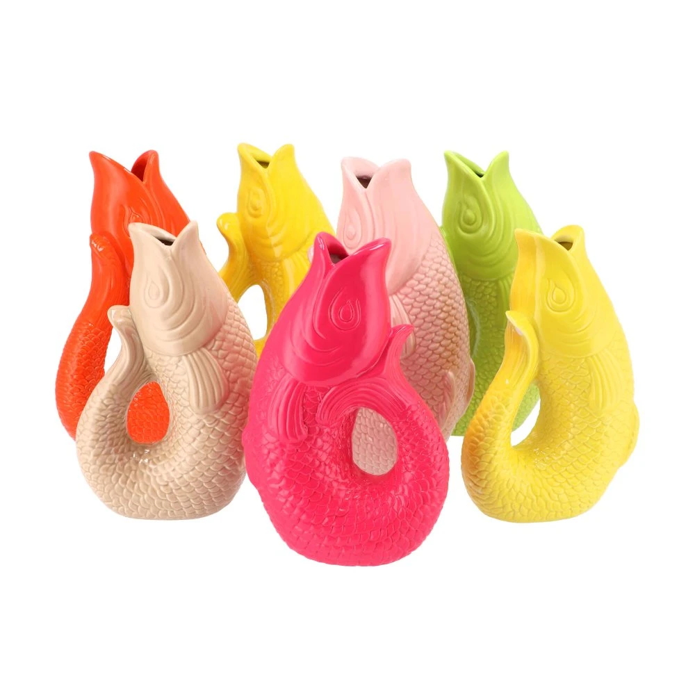 Vaas Happy Fish Double Zand 20x10x31cm - Afbeelding 3