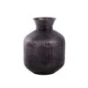 Vaas Metaal Rustique Black - H 35 X D 26 Cm